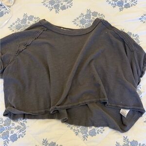 Altar'd State Charcoal Crop Top